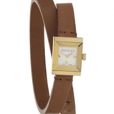 G-Frame Leather Watch - Gucci