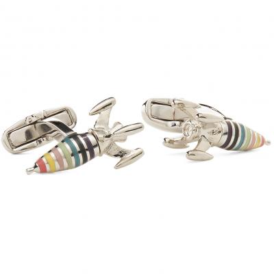 Artist Stripe Rocket Cufflinks Paul Smith