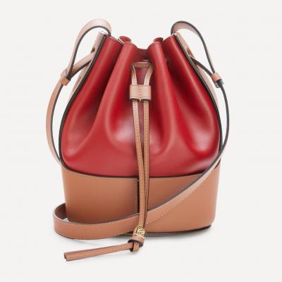 Small Balloon Leather Bucket Bag - Loewe