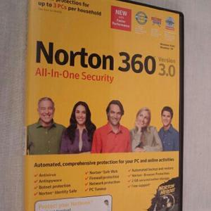 Norton 360 All-In-One Security Version 3.0 (Windows Vista and XP) PC