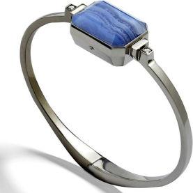 Ringly Boardwalk - M/L Blue Lace Agate 