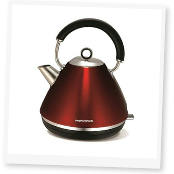  Morphy Richards 102004 Accents Pyramid Kettle - Red