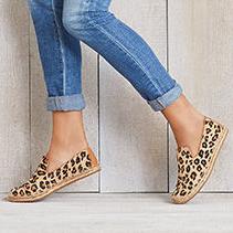 UGG® Sandrinne Calf Hair Leopard Espadrilles for Women