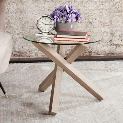 Safavieh Amare End Table in Light Grey