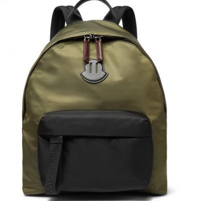 Moncler - Leather-Trimmed Nylon Backpack