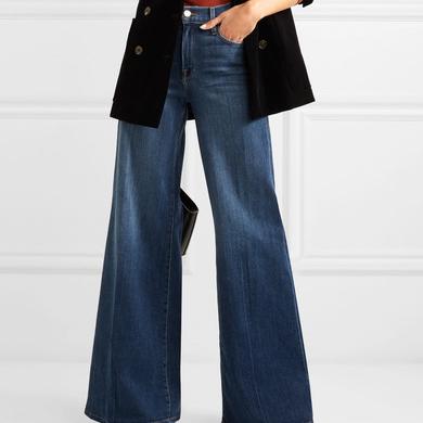 FRAME Le Palazzo high-rise wide-leg jeans