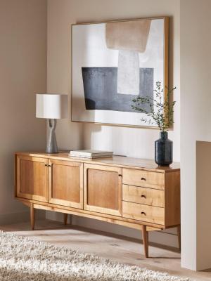 John Lewis Wycombe 3 Door, 3 Drawer Media Unit, Cherrywood