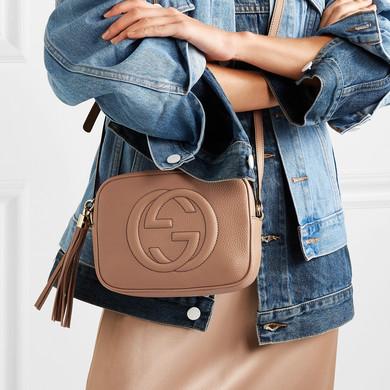 Gucci Soho Disco textured-leather shoulder bag