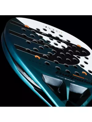 Bullpadel Hack 04 25 Padel Racket, Green/Multi