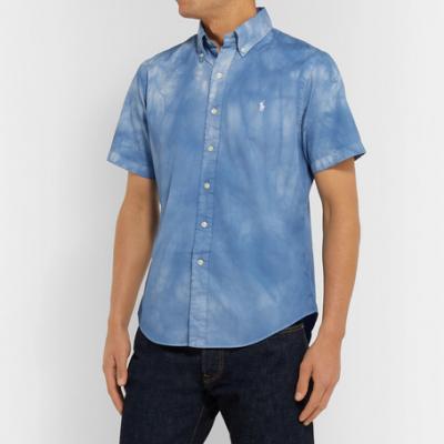 Polo Ralph Lauren - Slim-Fit Button-Down Collar Tie-Dyed Cotton Shirt