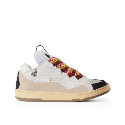 Lanvin LEATHER CURB TRAINERS, Sneakers Men