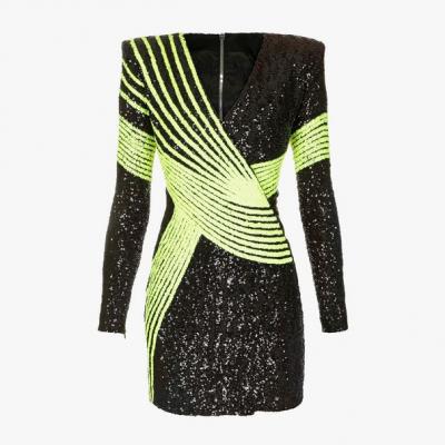  Embroidered Mini Dress for Women - Balmain