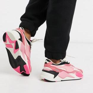 Puma RS-X3 trainers in pink