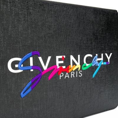 Givenchy Large Handwritten Logo Pouch