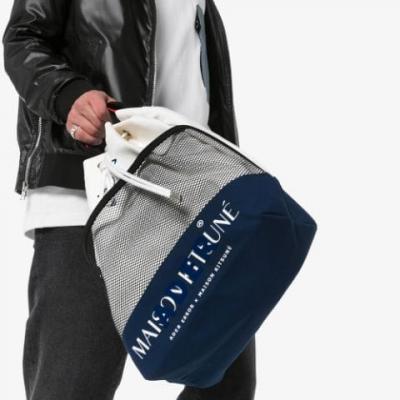 Maison Kitsuné x Ader Error Drawstring Backpack