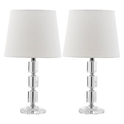 Erin Crystal Cube Lamp Set - Safavieh® 