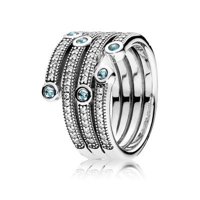 Shimmering Ocean Ring - Pandora