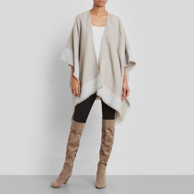 Blocked Triangle Poncho Kenneth Cole
