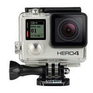 GoPro Hero4 Silver Edition Camcorder HD 1080p 12MP Bluetooth Wi Fi Waterproof Touch Screen