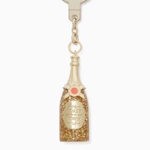 champagne bottle keychain