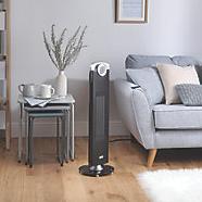 DIMPLEX DXSTG25 FREESTANDING FAN HEATER WITH REMOTE 2.5KW