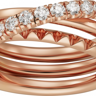 CRB4230200 - Etincelle de Cartier ring - Rose gold, diamonds - Cartier