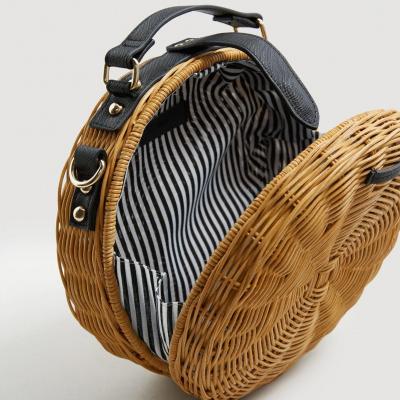 Bamboo coffer bag - Women MANGO USA
