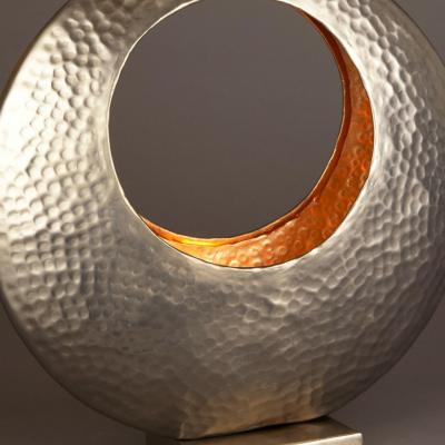 John Lewis & Partners Hammered Round Tealight Holder