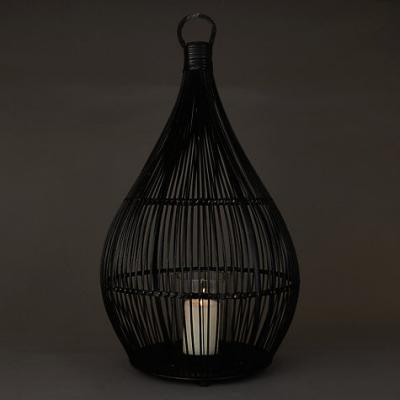 Bamboo Large Lantern, Black