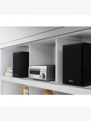 Denon D-M41DAB DAB/DAB+/FM/CD Bluetooth Micro System, Premium Silver