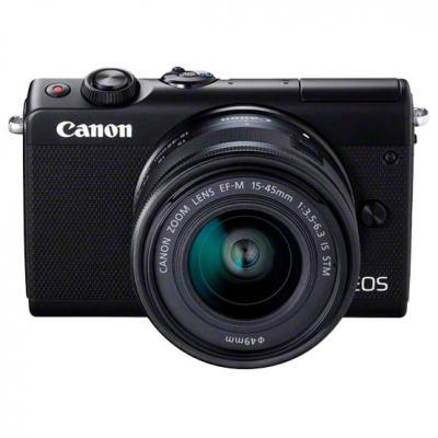 Canon EOS M10 Compact System Camera with EF-M 15-45mm f/3.5-6.3 IS STM Wide Angle Zoom Lens, HD 1080p, 18MP, NFC, Wi-Fi, 3