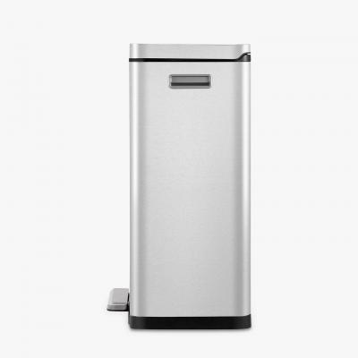 EKO X Cube Recycling Bin, 40L, Stainless Steel