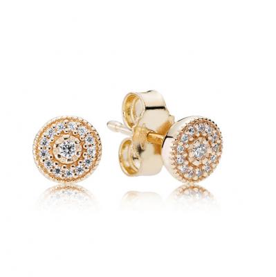 Radiant Elegance Stud Earrings - Pandora UK