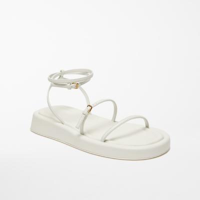 Wedge sandals, milk - 