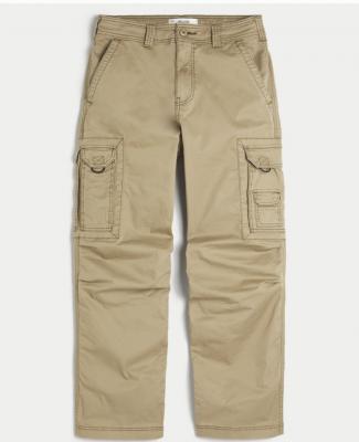 FLEX WAISTBAND BAGGY CARGO PANTS
