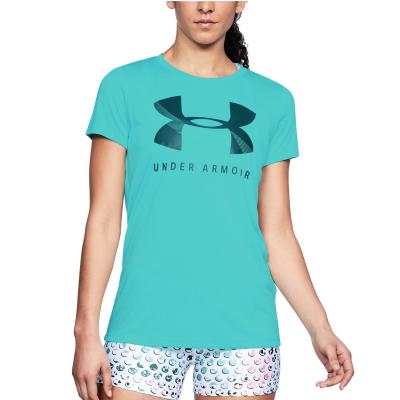 Womens Under Armour Tech Crewneck Twist Graphic Tee