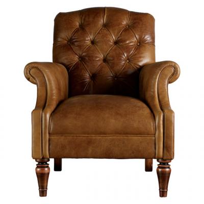 Lancaster Leather Chair in Colorado Leather - Laura Ashley