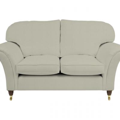 Mortimer Fabric 2 Seater Sofa in Adele Dove Grey - Laura Ashley