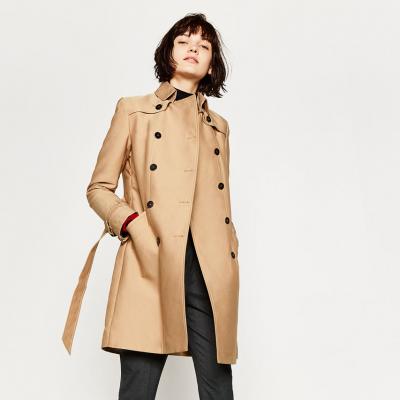 WATER REPELLENT TRENCH COAT - camel - ZARA 