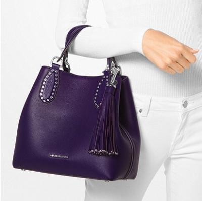 Brooklyn Leather Tote Michael Kors