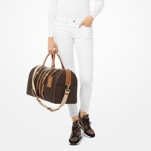 Bedford Travel Extra-large Logo Stripe Weekender Bag Michael Kors