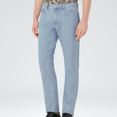 FAIRBOURNE LIGHT WASH SLIM JEANS LIGHT BLUE