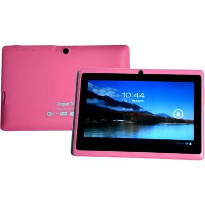 Zeepad 7DRK Tablet 7 512 MB DDR3 SDRAM Rockchip Cortex A9 RK3026 Dual core 2 Core 1.50 GHz 4 GB Android 4.2 Jelly Bean 800 x 480 Pink