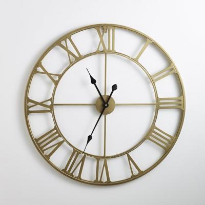 Zivos brass-coloured metal clock, brass, La Redoute Interieurs