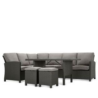 Aruba Grey Corner Dining Set - Next UK