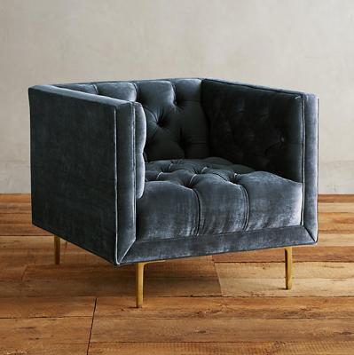 Slub Velvet Mina Chair Anthropologie