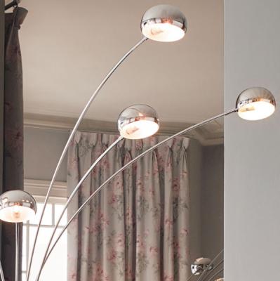 Laura Ashley Ardeley Chrome Multi Stem Floor Light