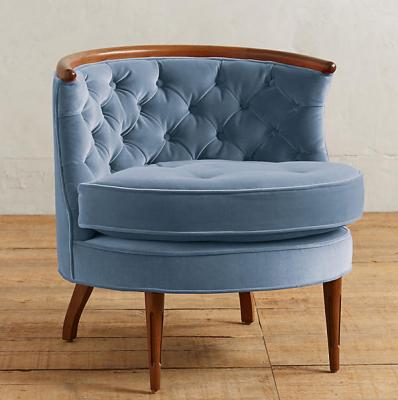 Velvet Bixby Chair Anthropologie