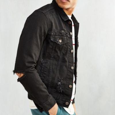 Levis Custom Destroyed Denim Trucker Jacket - Urban Outfitters