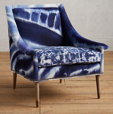 Shibori-Printed Tillie Armchair Anthropologie